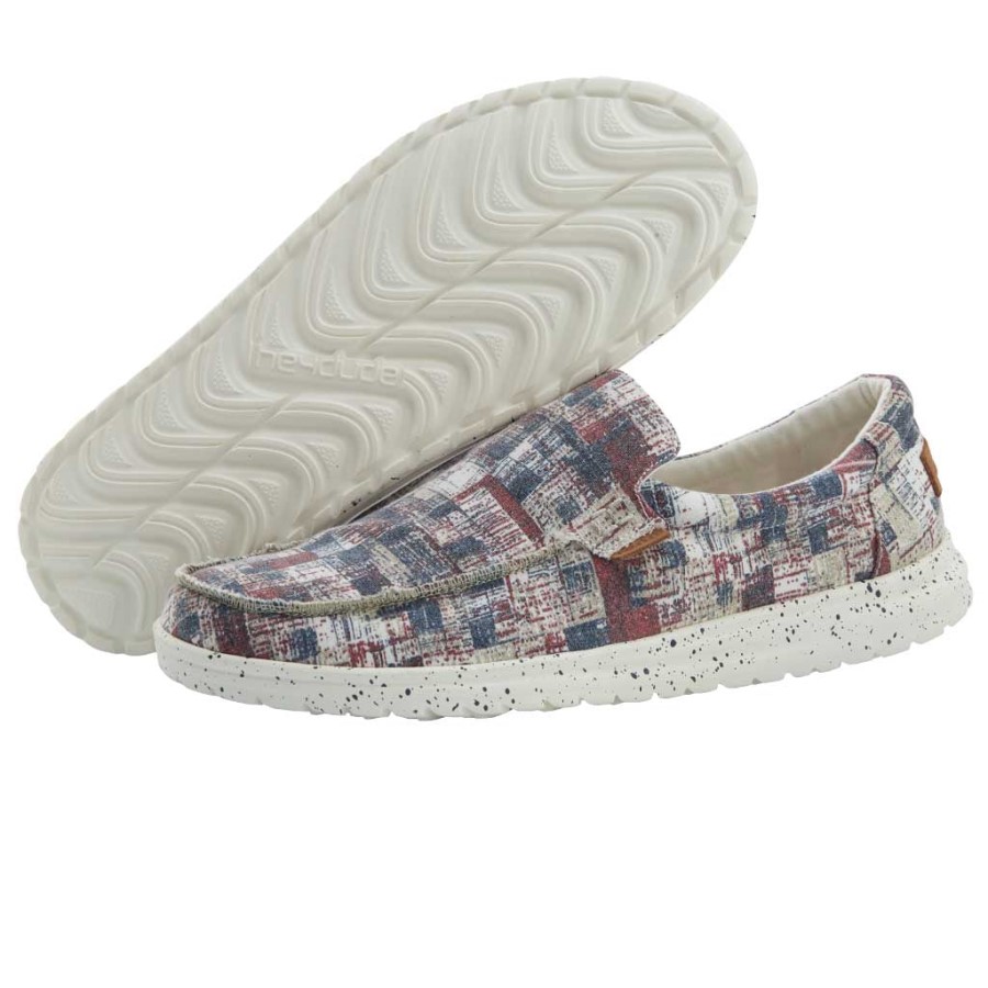 Hey Dude Ireland Mikka Print Camo Red Blue