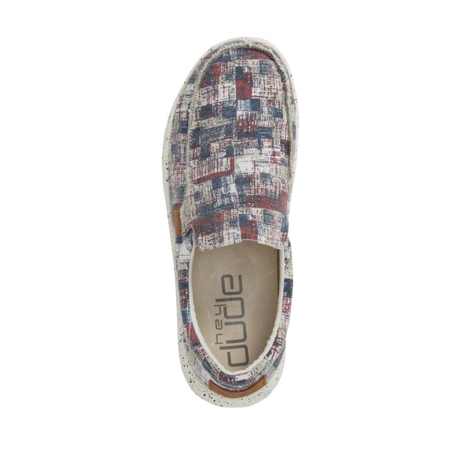 Hey Dude Ireland Mikka Print Camo Red Blue