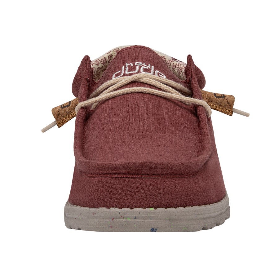 Hey Dude Ireland Wally Linen Natural Brick