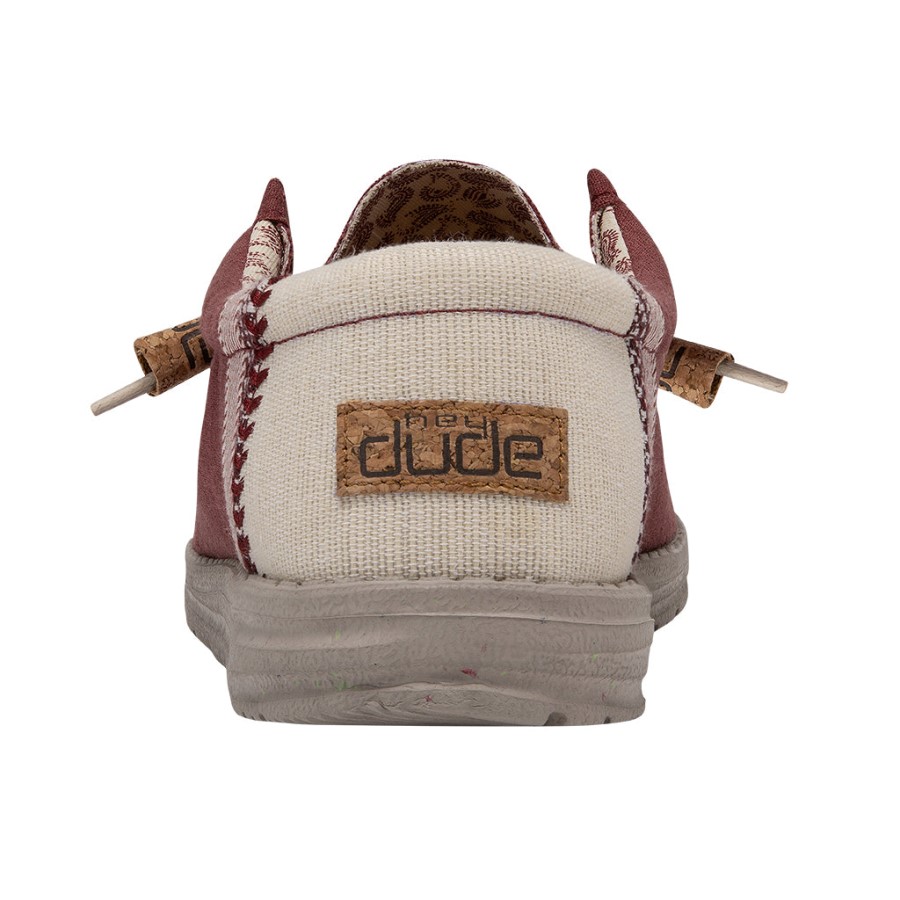 Hey Dude Ireland Wally Linen Natural Brick