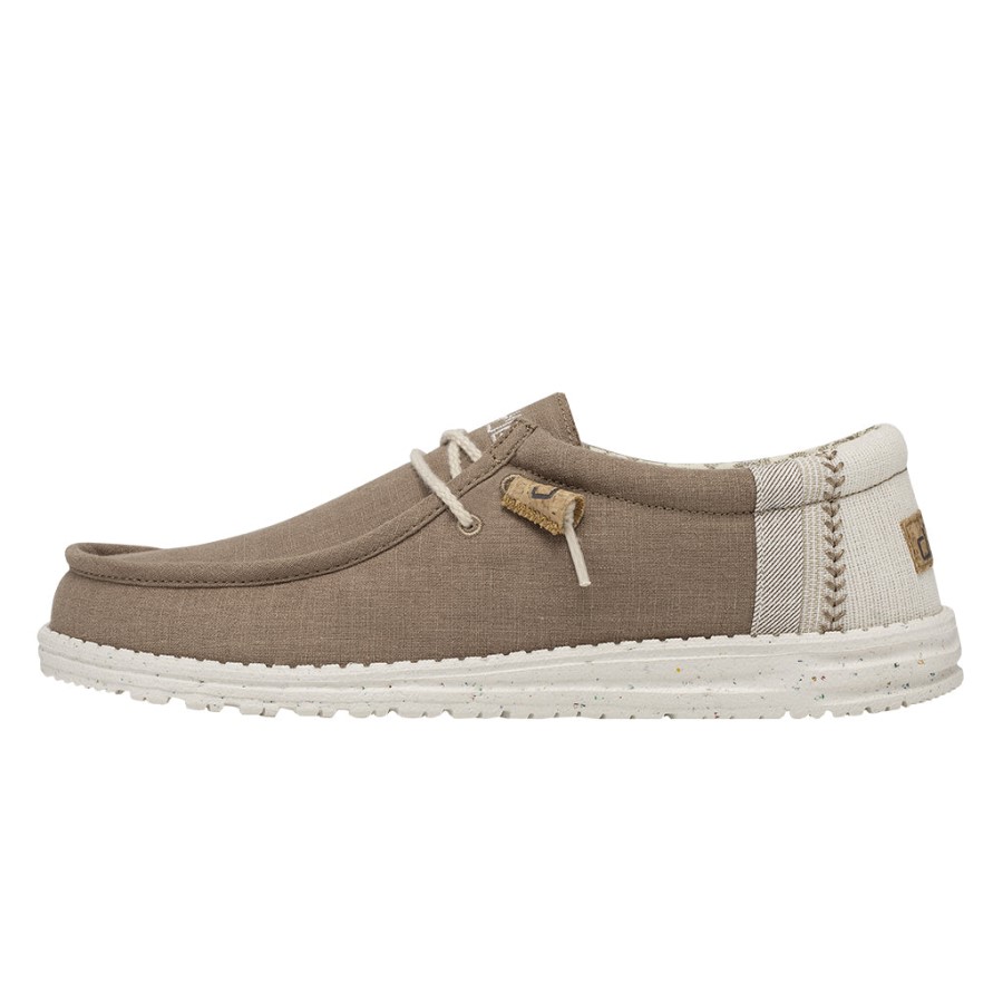 Hey Dude Ireland Wally Linen Natural Clay