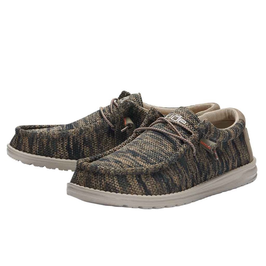 Hey Dude Ireland Wally Sox Camo Woodland