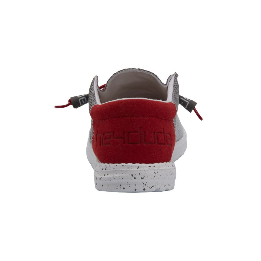 Hey Dude Ireland Wally Sox Funk Dark Grey Red