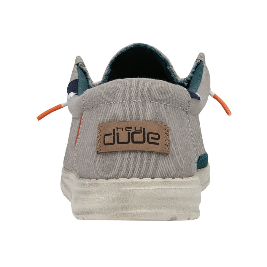 Hey Dude Ireland Wally Washed Smoke Grey