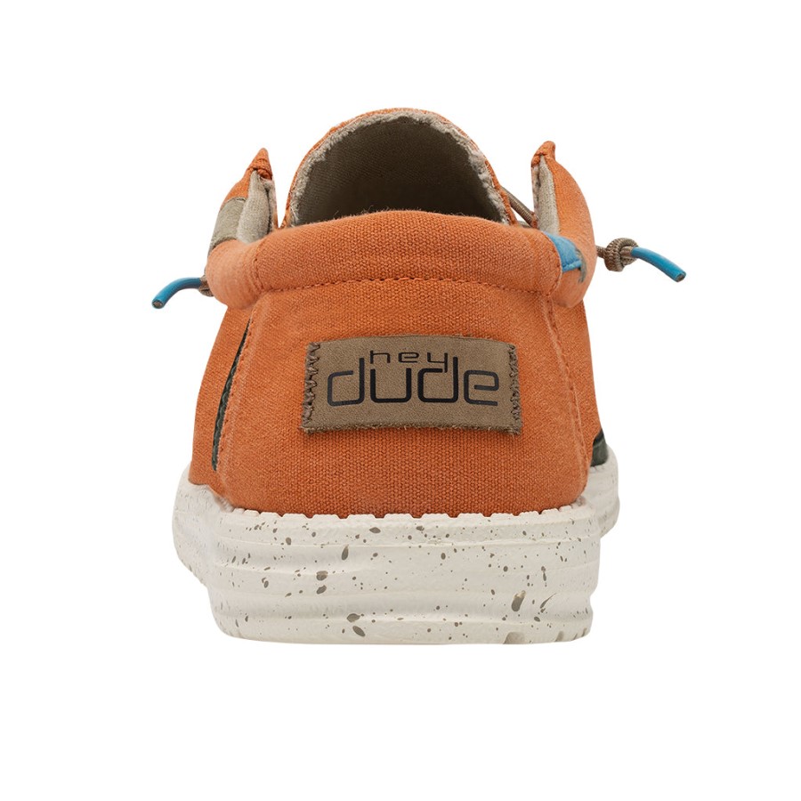 Hey Dude Ireland Wally Washed Tangerine