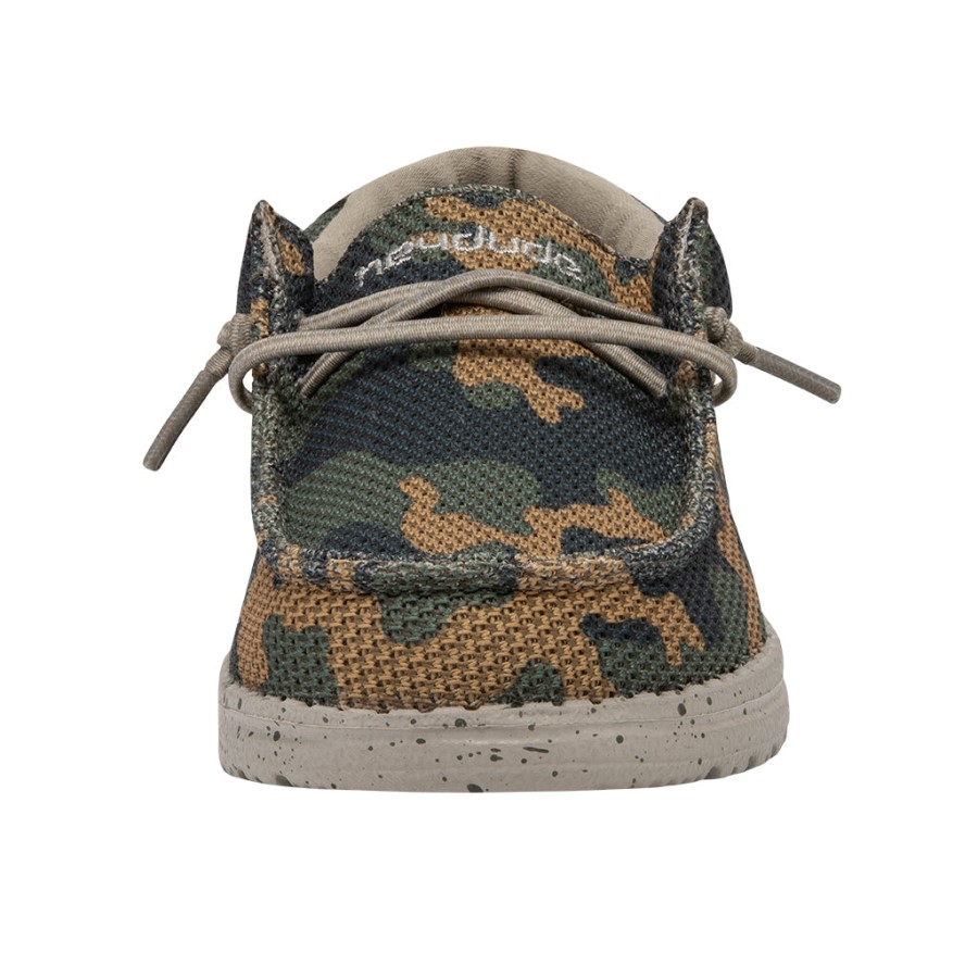 Hey Dude Ireland Wally Youth Sox Army Camo