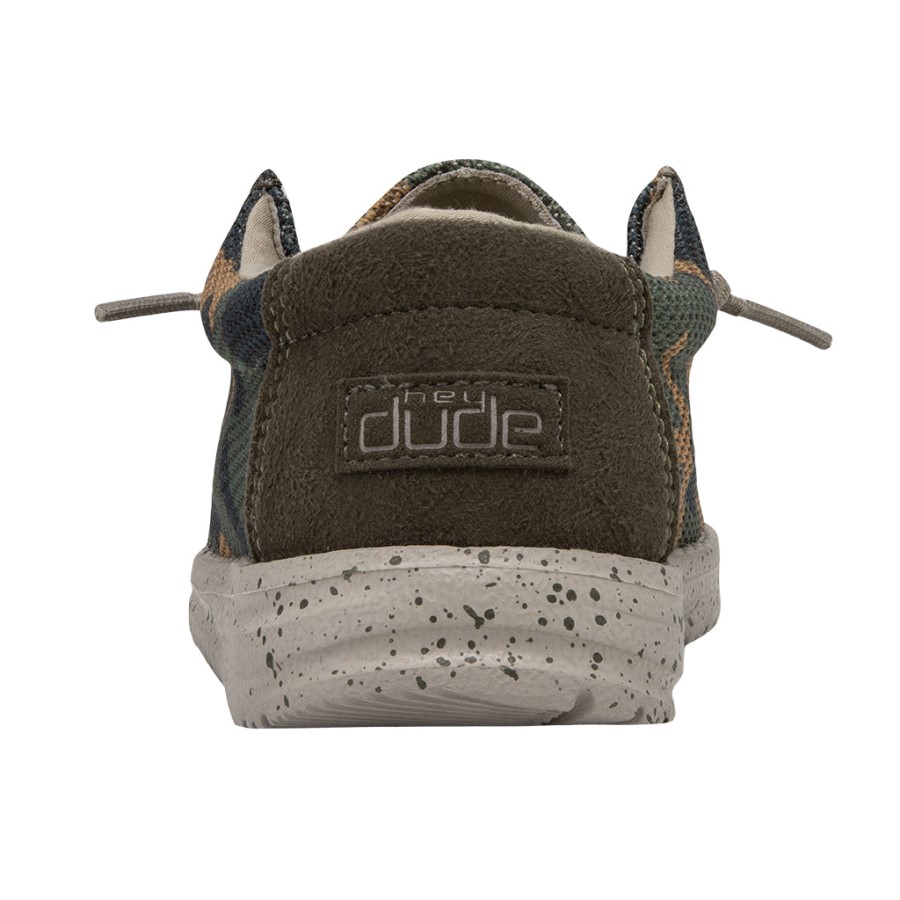 Hey Dude Ireland Wally Youth Sox Army Camo