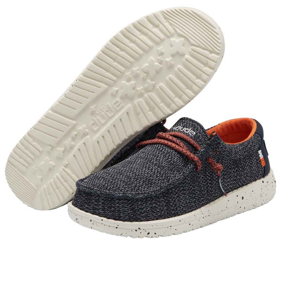 Hey Dude Ireland Wally Youth Sox Ocean Blue