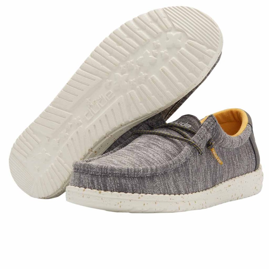 Hey Dude Ireland Wally Youth Stretch Taupe
