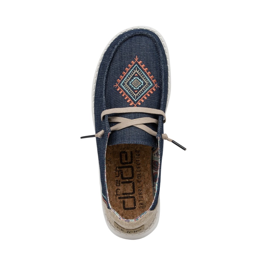 Hey Dude Ireland Wendy Boho grey Ocean Blue