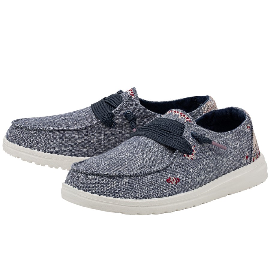 Hey Dude Ireland Wendy Flora Iris Blue