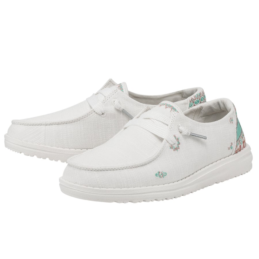 Hey Dude Ireland Wendy Flora Lily White