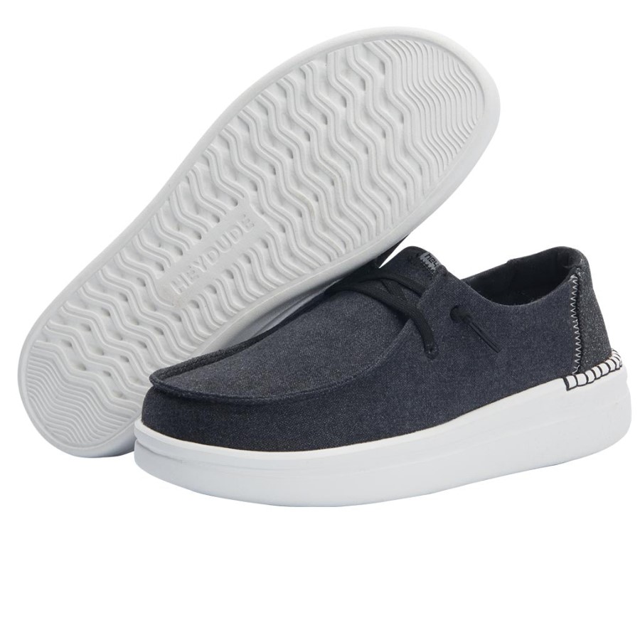 Hey Dude Ireland Wendy Rise Chambray Black