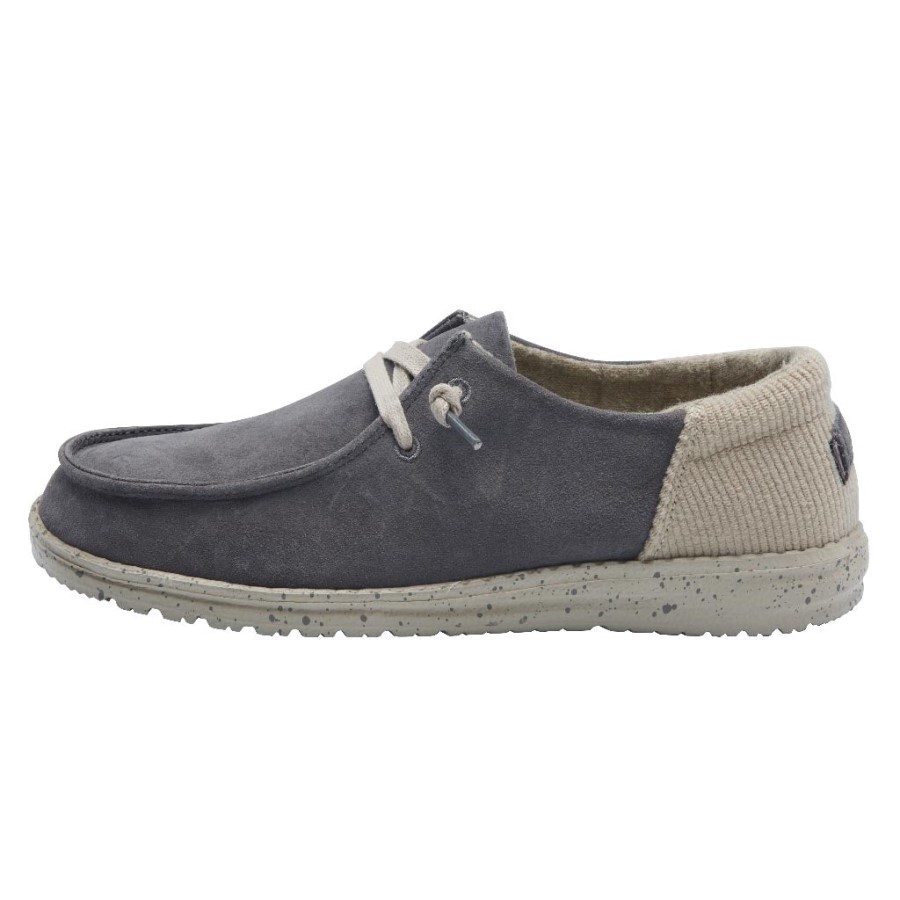 Hey Dude Ireland Wendy Suede Dark Grey