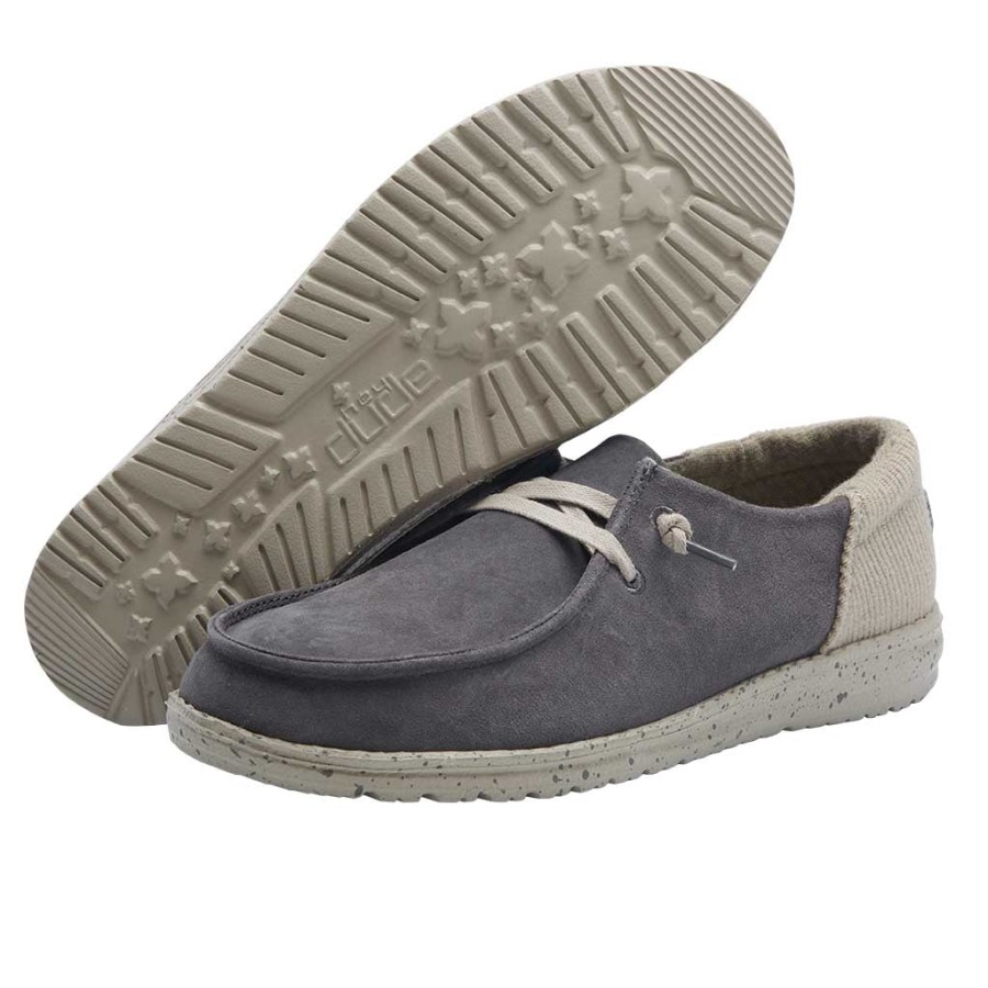 Hey Dude Ireland Wendy Suede Dark Grey