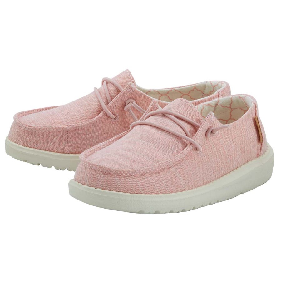 Hey Dude Ireland Wendy Youth Linen Cotton Candy