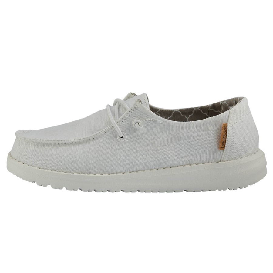 Hey Dude Ireland Wendy Youth Linen White