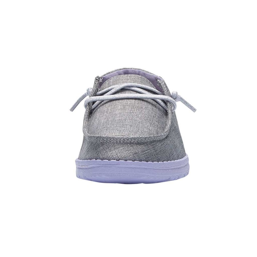 Hey Dude Ireland Wendy Youth Sparkling Grey Lilac